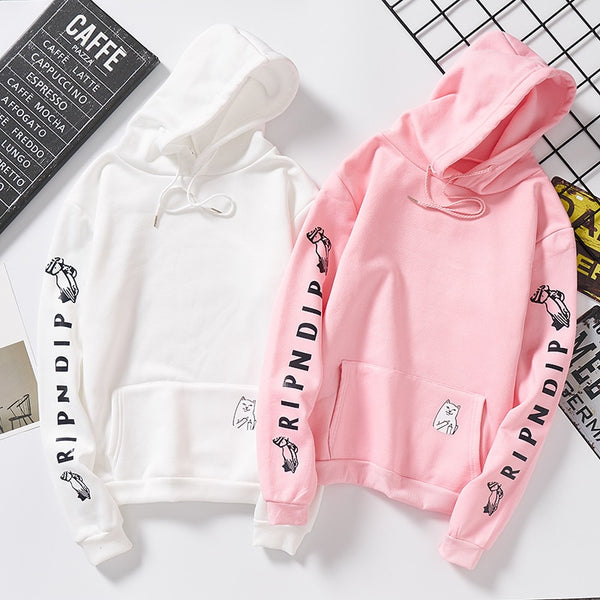 Autumn Winter women's sweatshirt letter print Long Sleeve o-neck cute hoodie sweatshirt for women girls kawaii Couples clothes