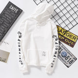 Autumn Winter women's sweatshirt letter print Long Sleeve o-neck cute hoodie sweatshirt for women girls kawaii Couples clothes