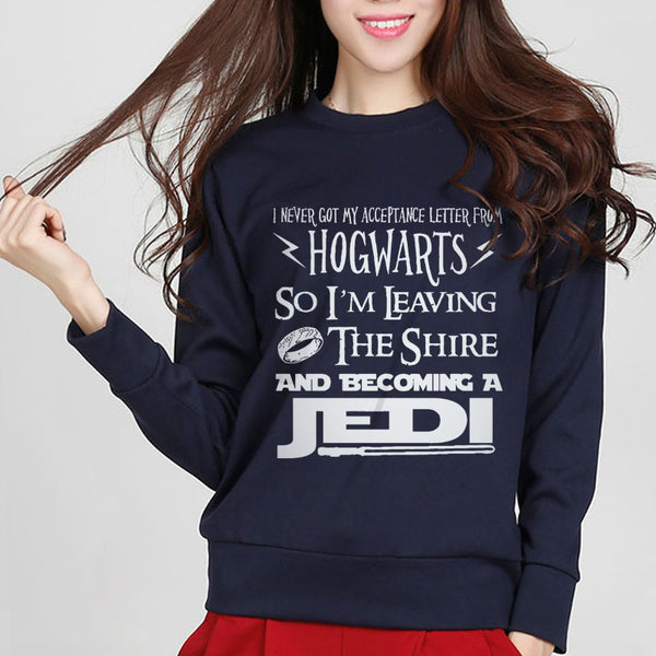 women harajuku sweatshirt Hogwarts Lord of the Rings JEDI Star wars the hobbit femme letter print fashion hispter hoodies s-xxl